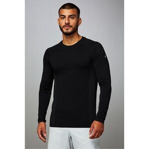 NEW Fabletics The Training Day Long Sleeve Tee Black Men's Size Extra Large XL